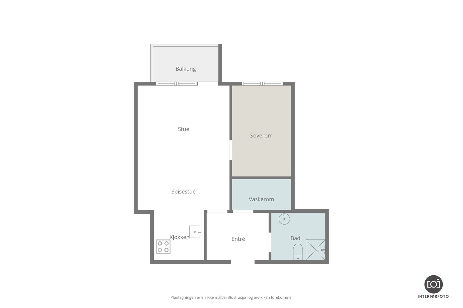 Plantegning Galleribilde