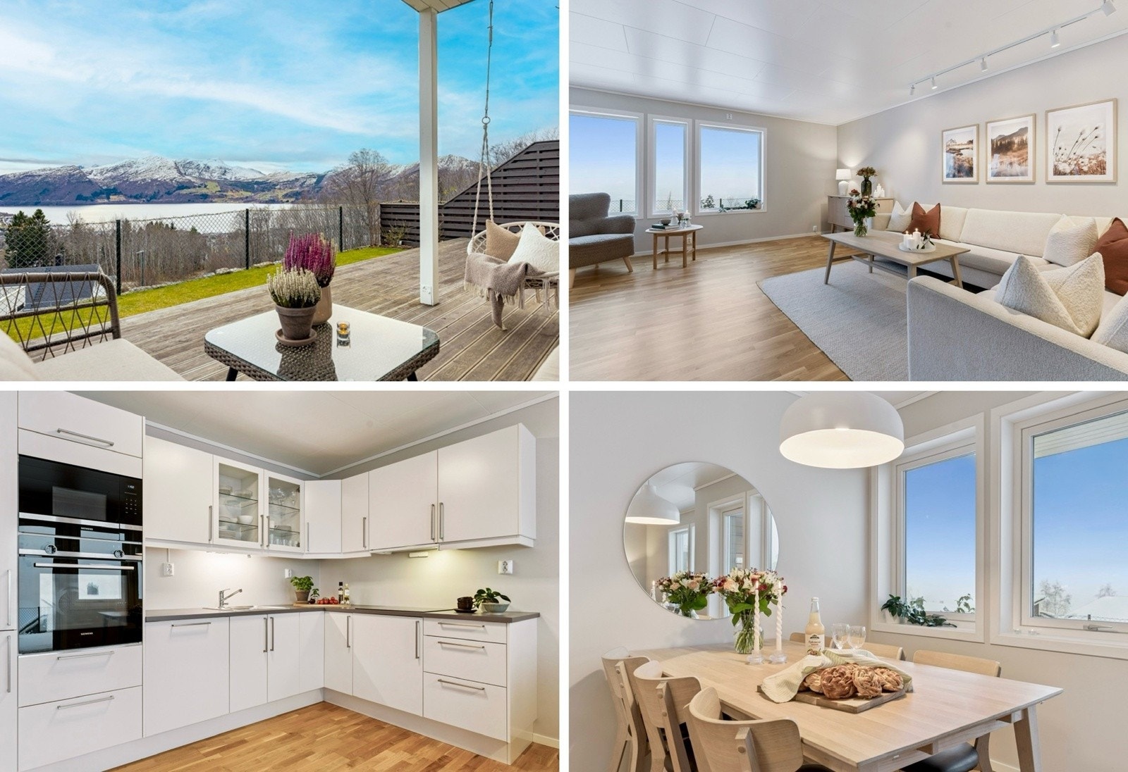 Velkomen til Håmyra 8A! Ei lys og moderne leilegheit med flott terrasse og fantastisk utsikt Galleribilde