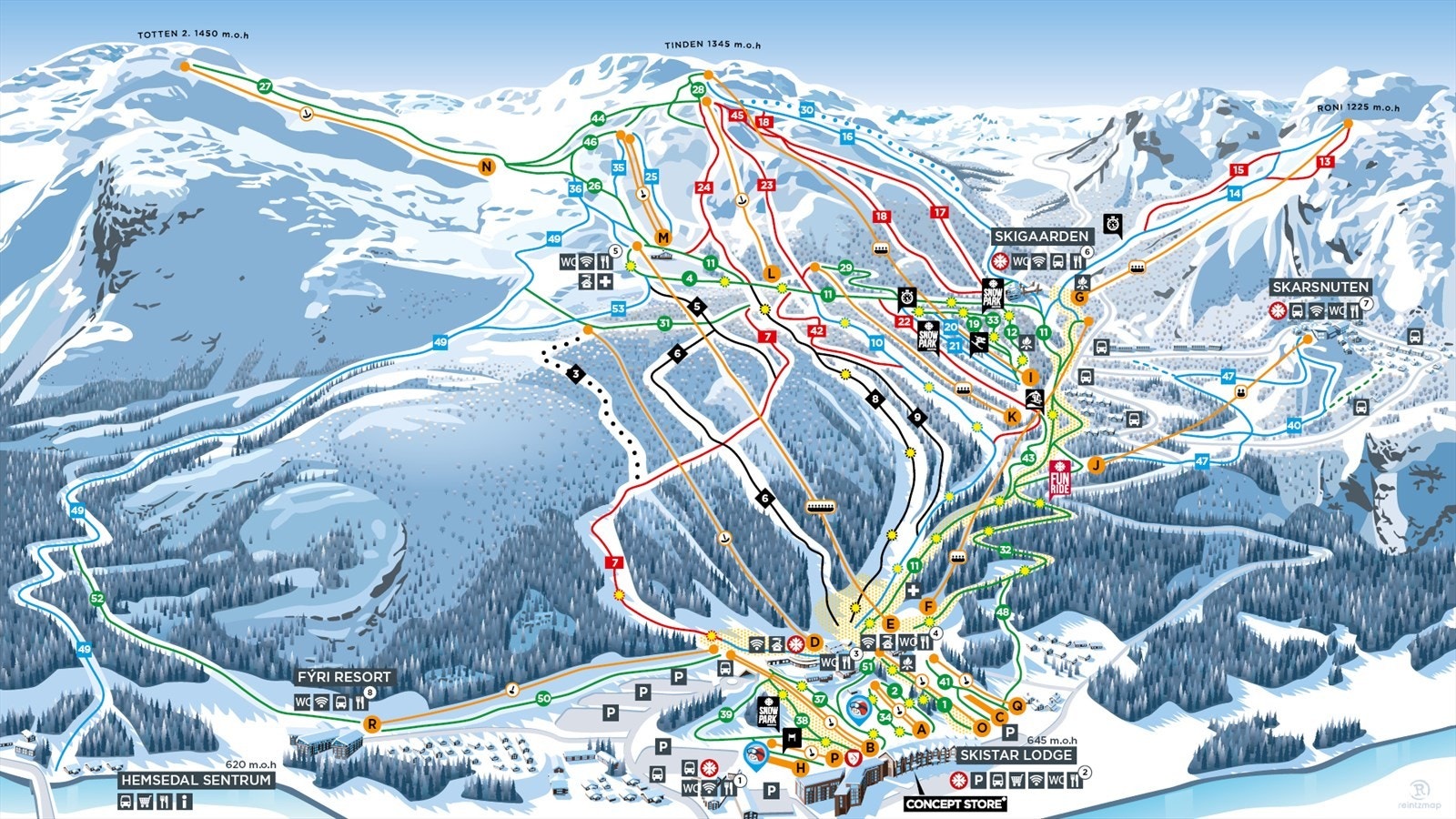 Alpinnettet i Hemsedal Galleribilde