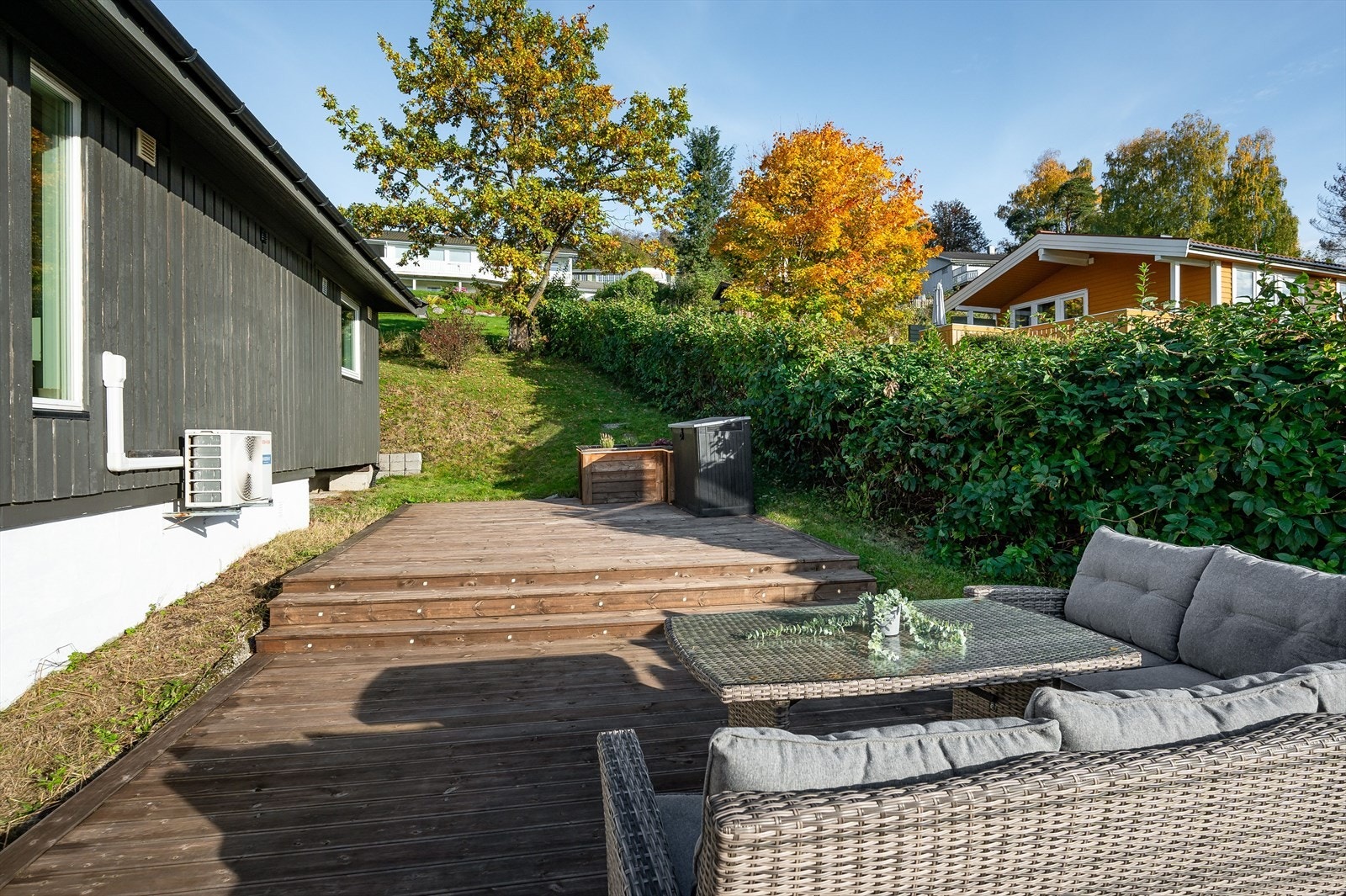 Koselig uteplass Galleribilde