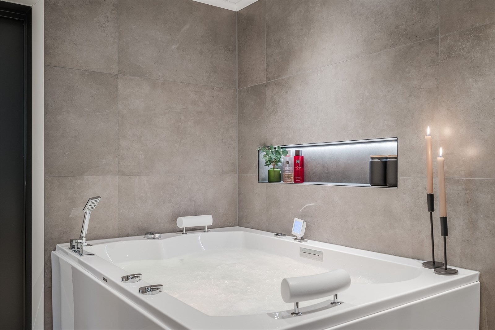 Boblebadekar som er godt å benytte seg av på kalde dager. Galleribilde