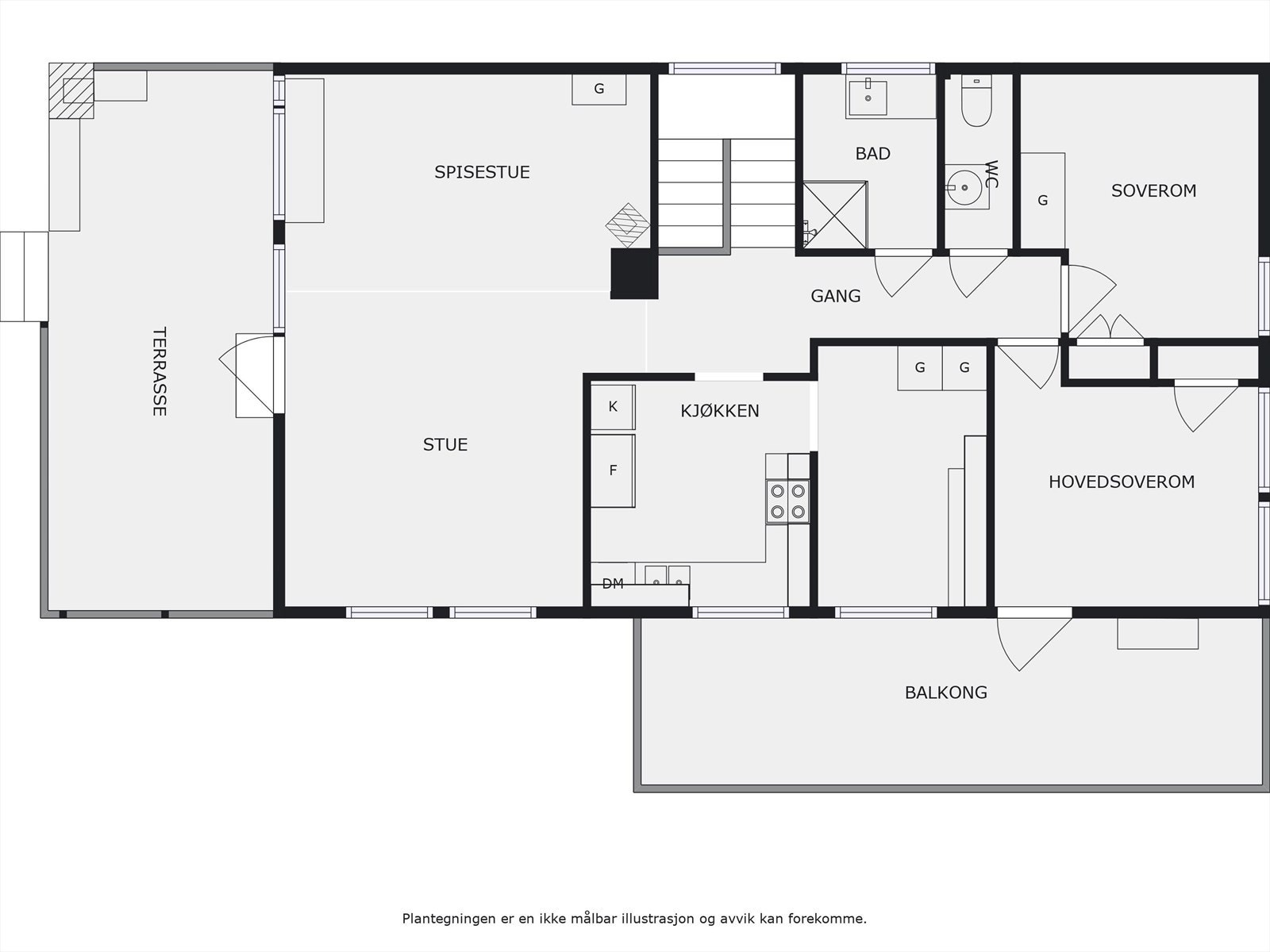 Plantegning 1. etasje. Galleribilde