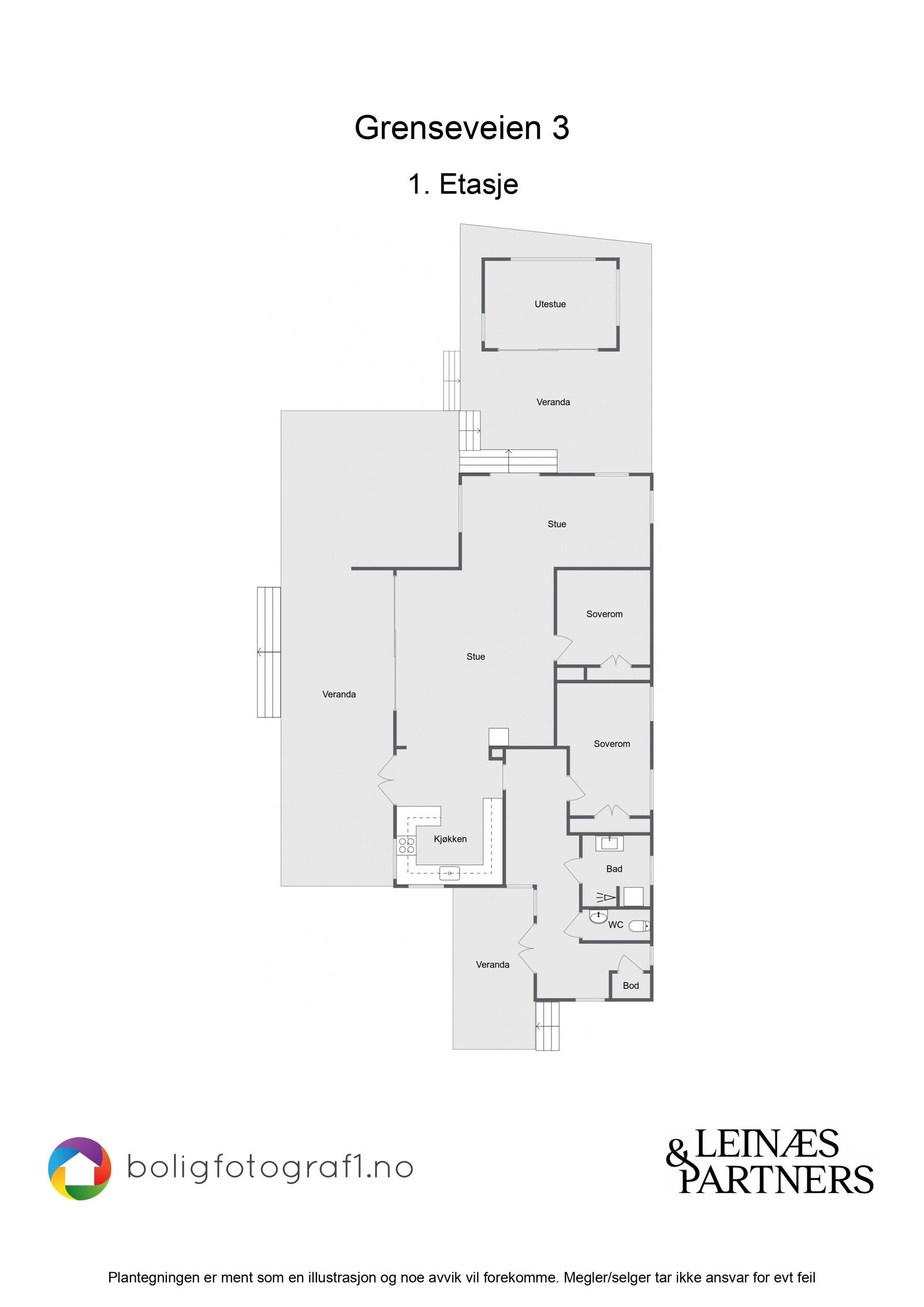 Plantegning Galleribilde