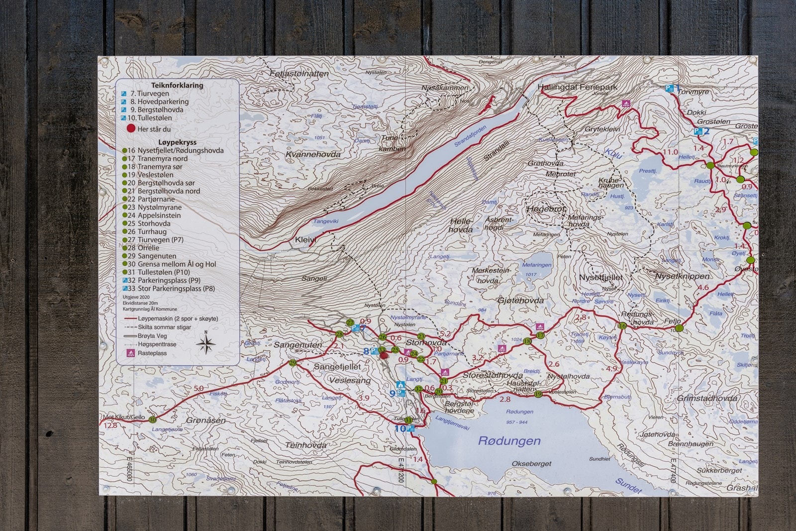 Langrennsløyper på Sangefjell Galleribilde