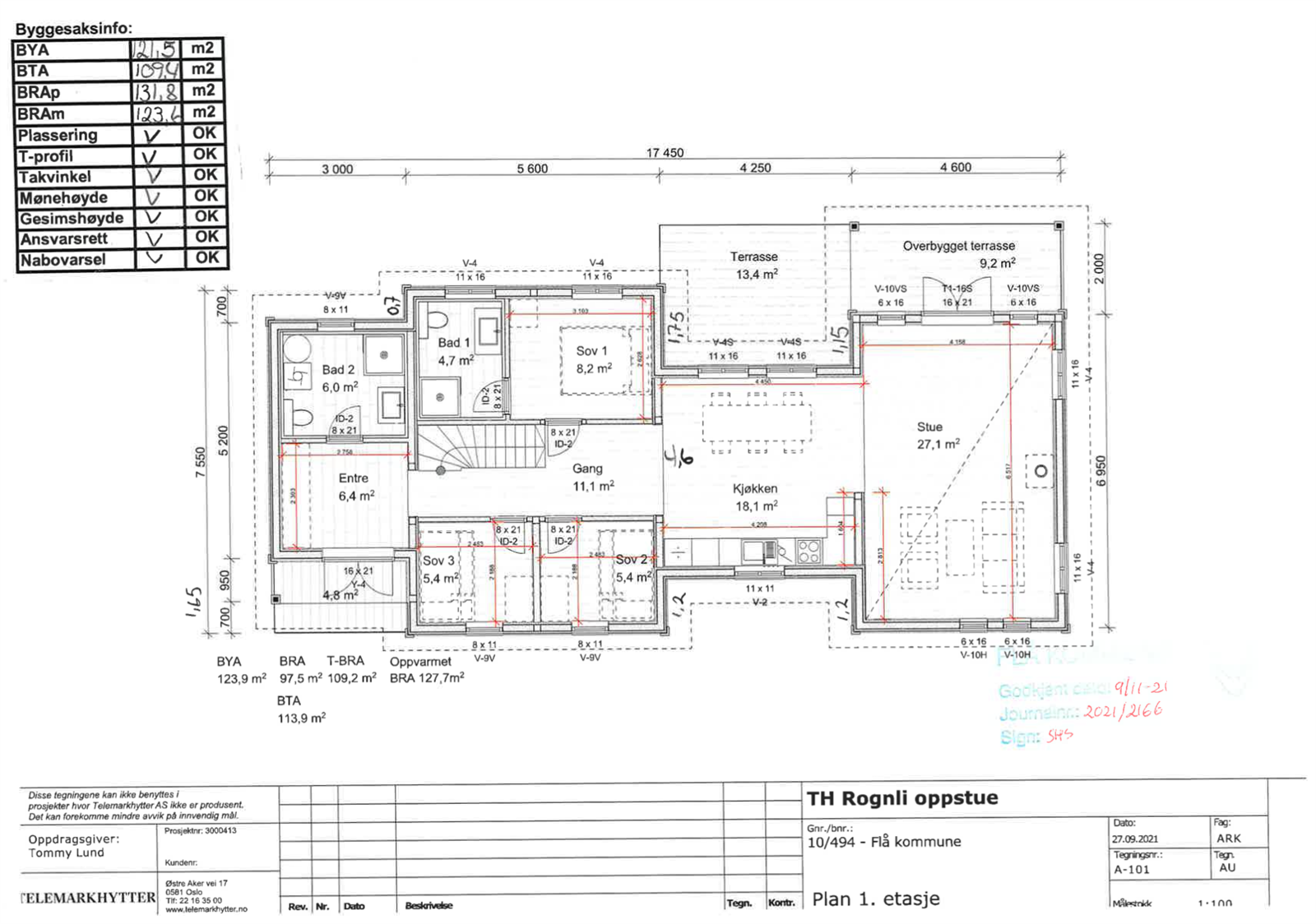 Plantegning første etasje Galleribilde
