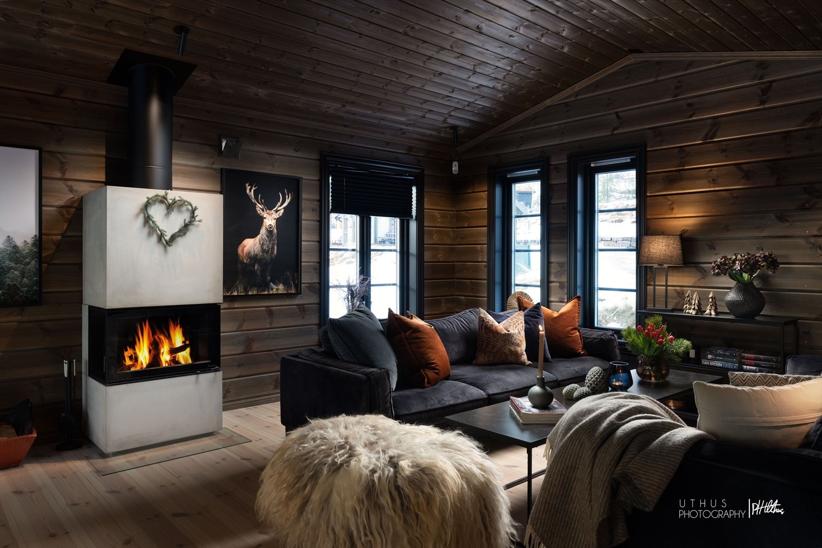 Peisovnen sprer både varme og koselig atmosfære Galleribilde