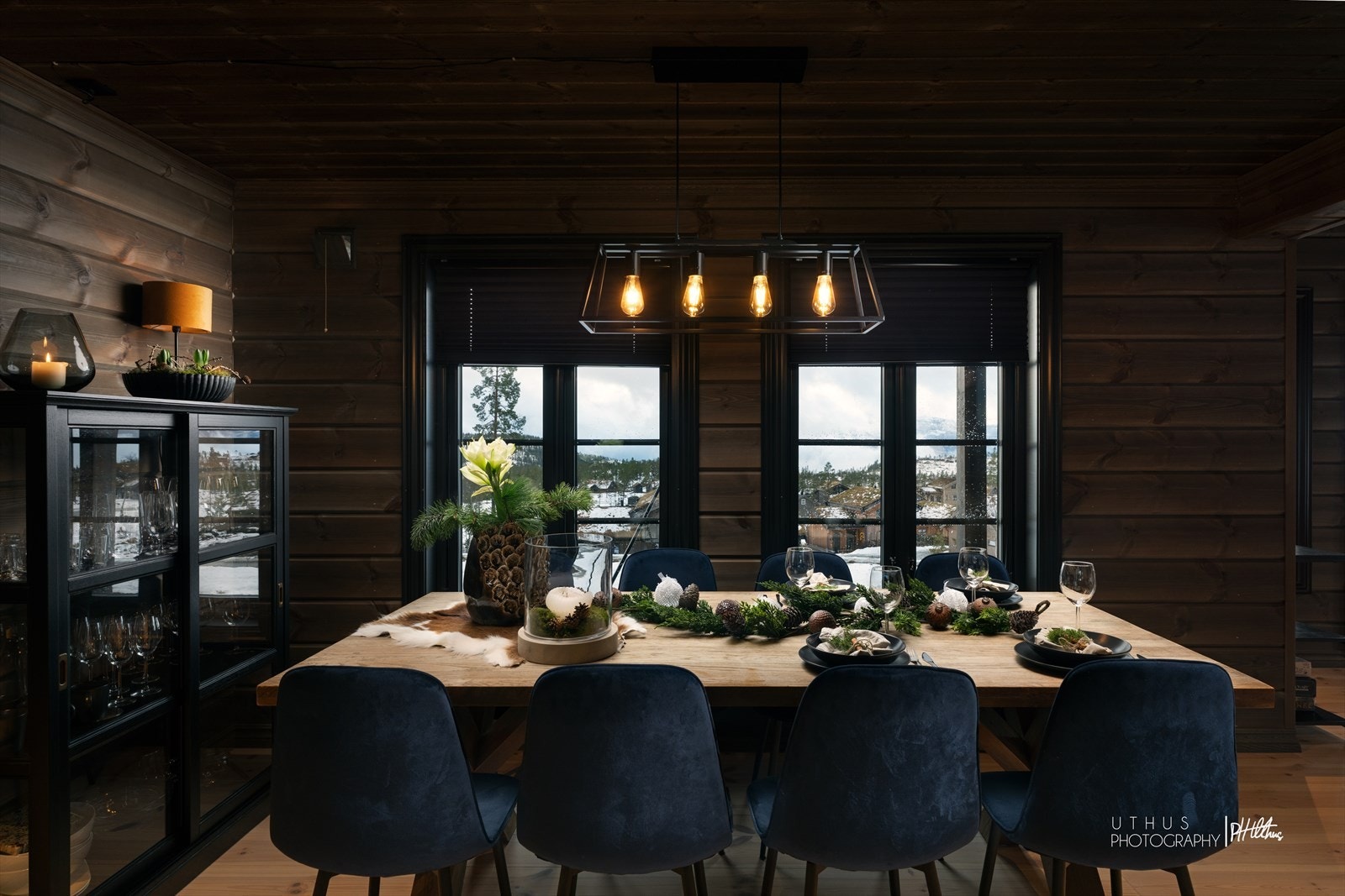 Her ligger alt til rette for sosiale sammenkomster med familie og venner Galleribilde