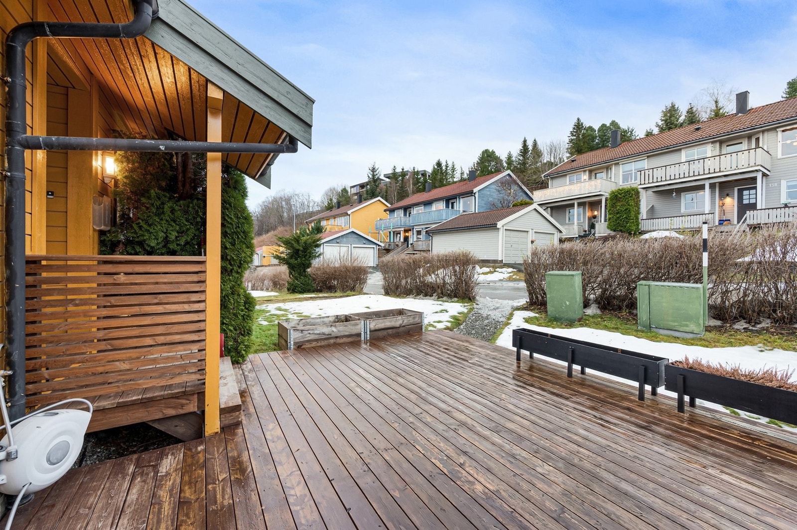 Stor markterrasse på hele 24 kvm. Galleribilde