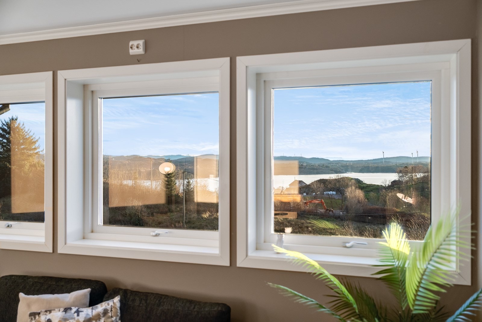 Utsikt fra loftstuen Galleribilde