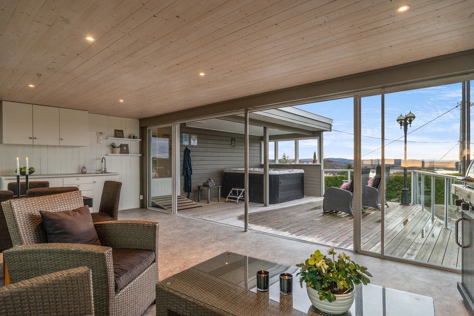 Vinterhagen har også kjøkkenkrok Galleribilde