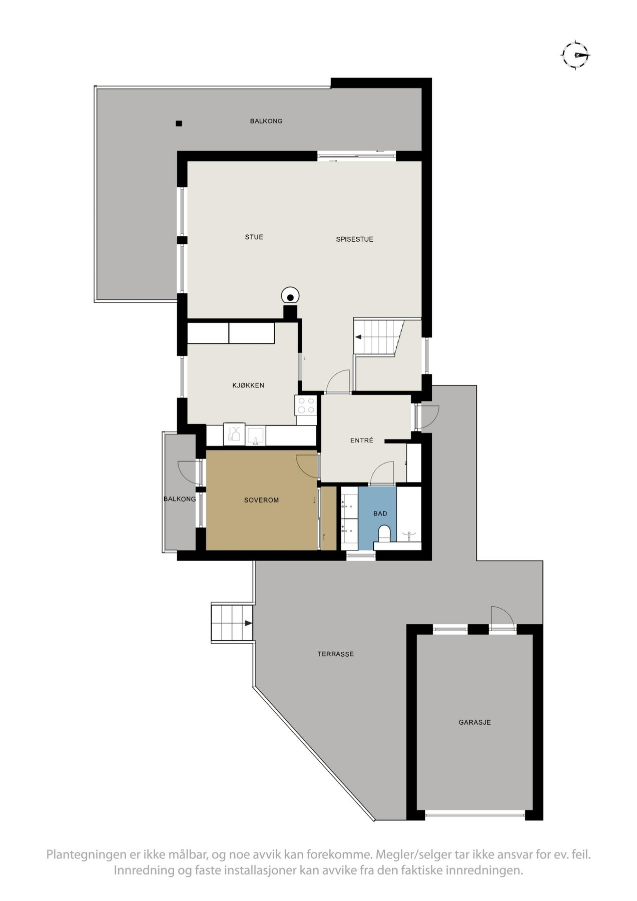 Plantegning - 1. etasje Galleribilde