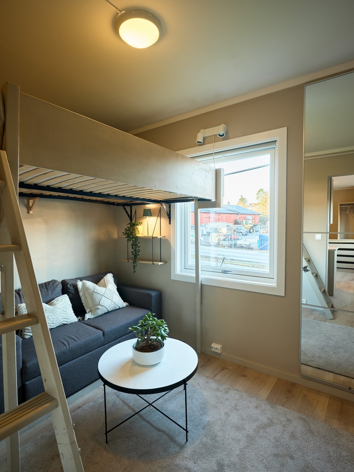 Moderne 2-roms med effektiv planløsning Galleribilde