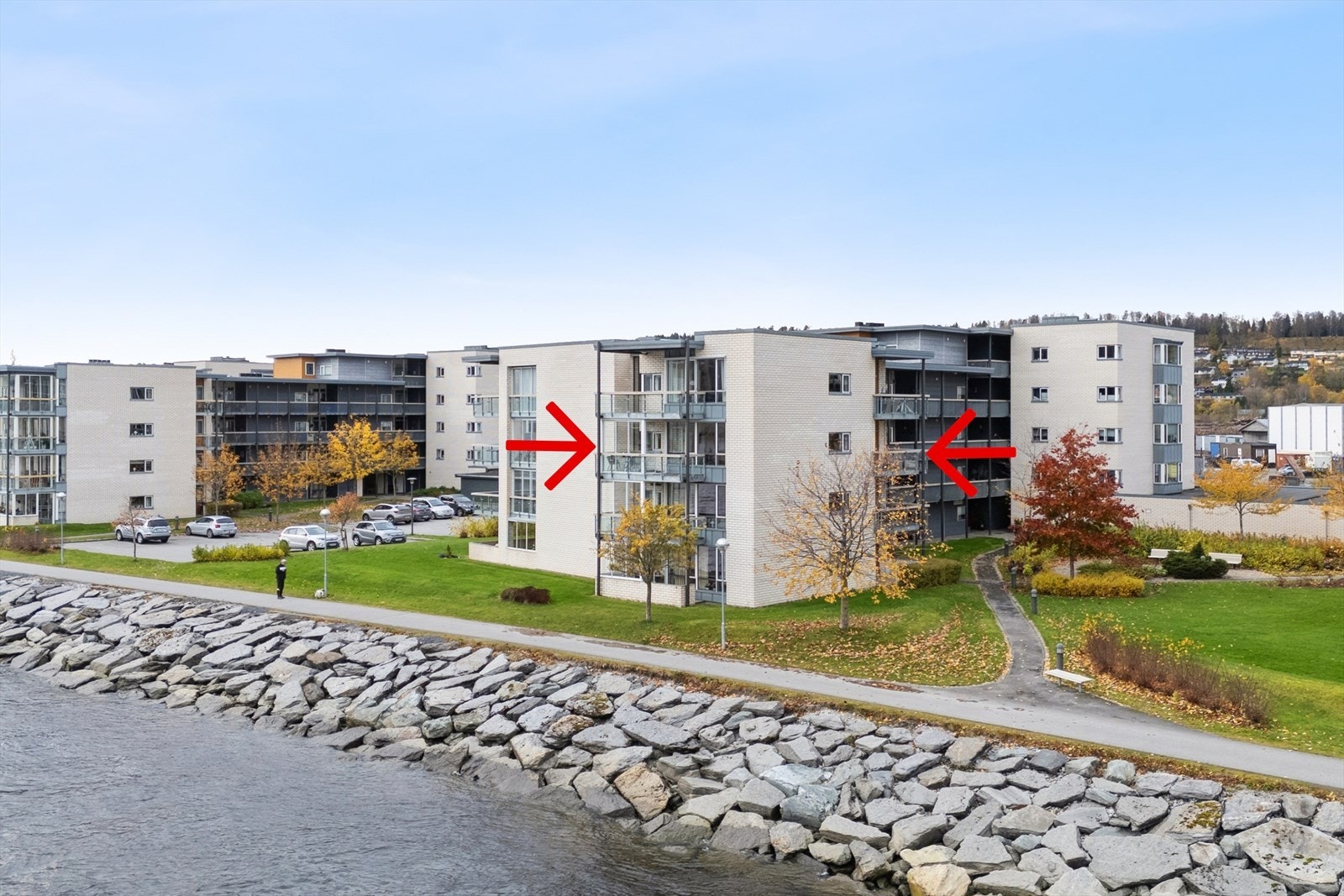 Frontleilighet med 2 terrasser Galleribilde