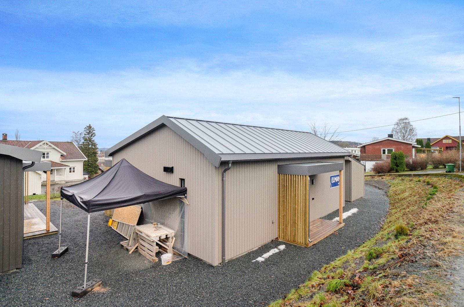 Svært praktisk planløsning med alt på et plan. Galleribilde