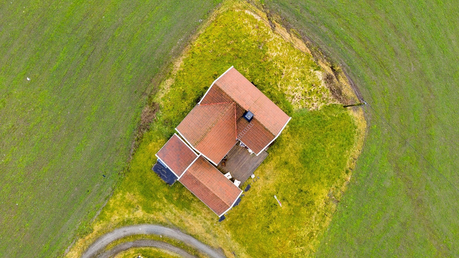 Tomten har et oppgitt areal på 629,4 kvm Galleribilde