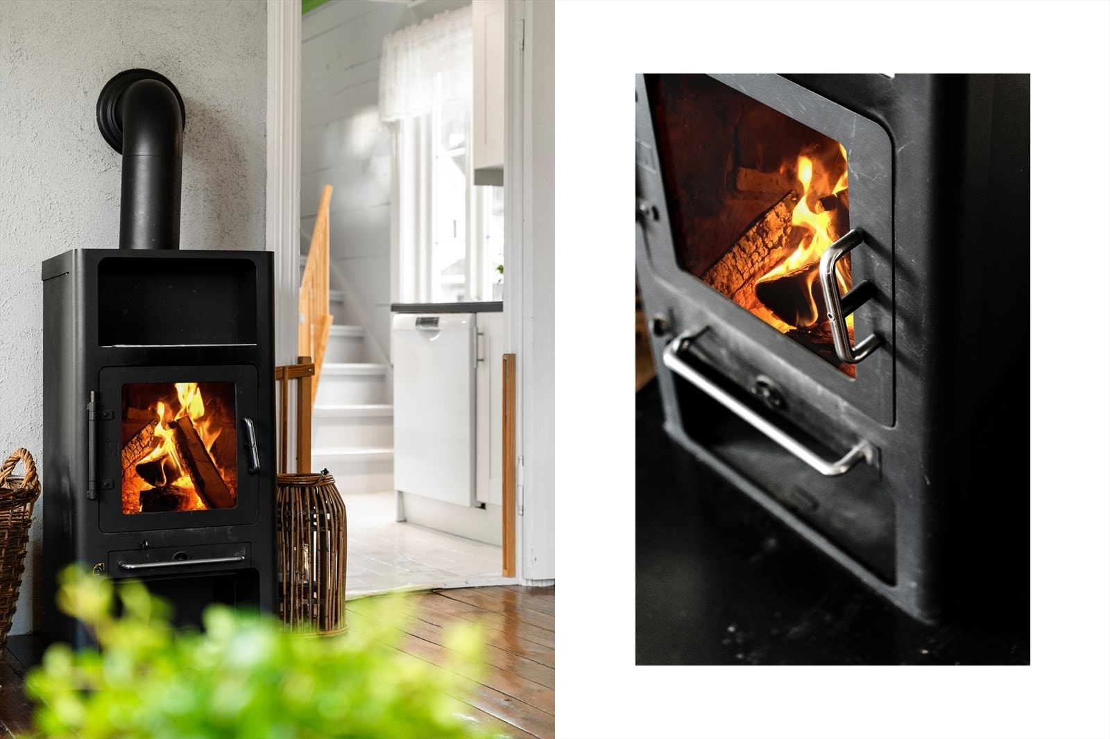 Den flotte vedovnen gir deilig varme til boligen på årets kaldeste dager Galleribilde