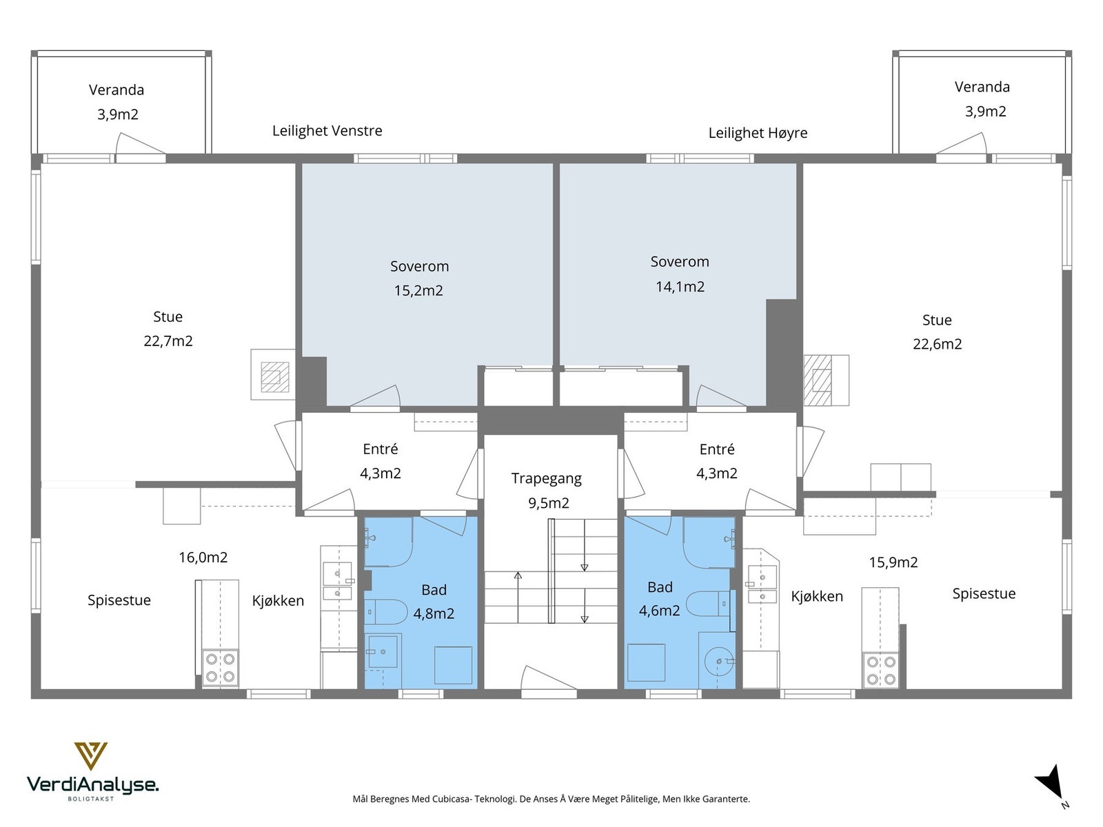 Planskisse av 1. etasje. Galleribilde