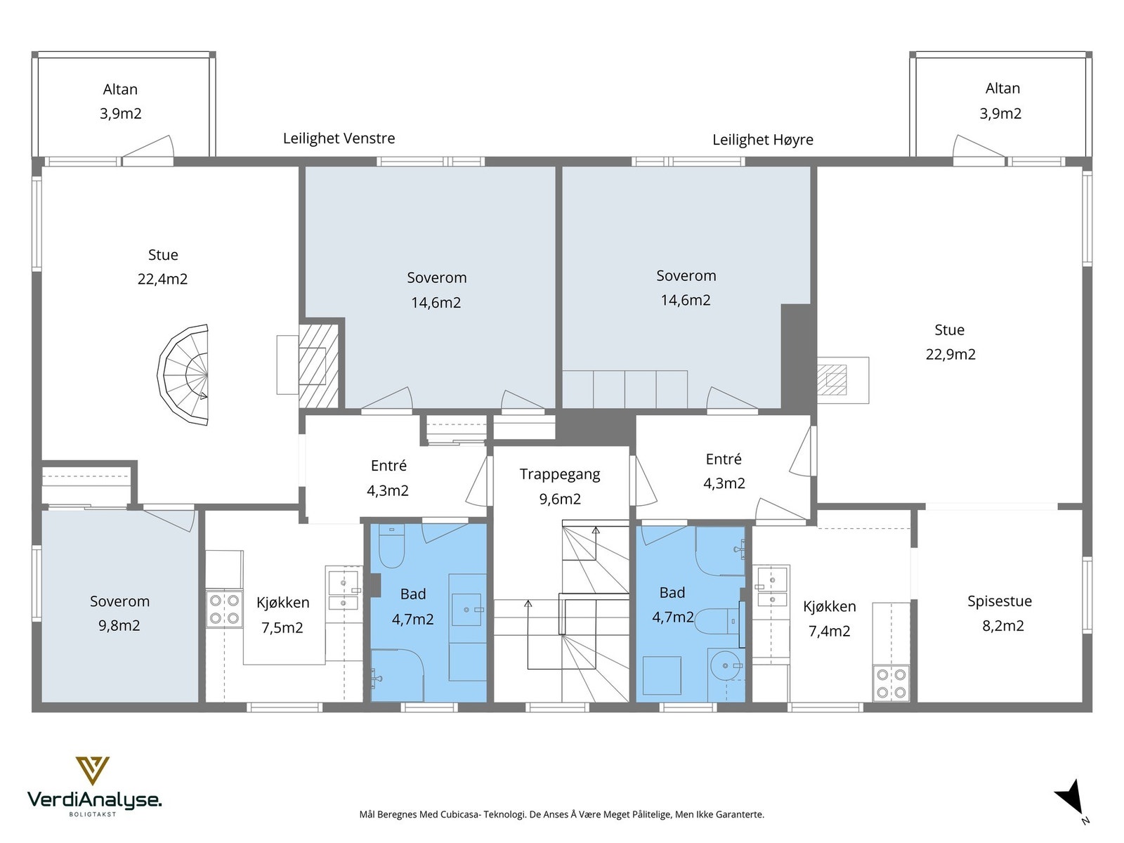 Planskisse av 2. etasje. Galleribilde