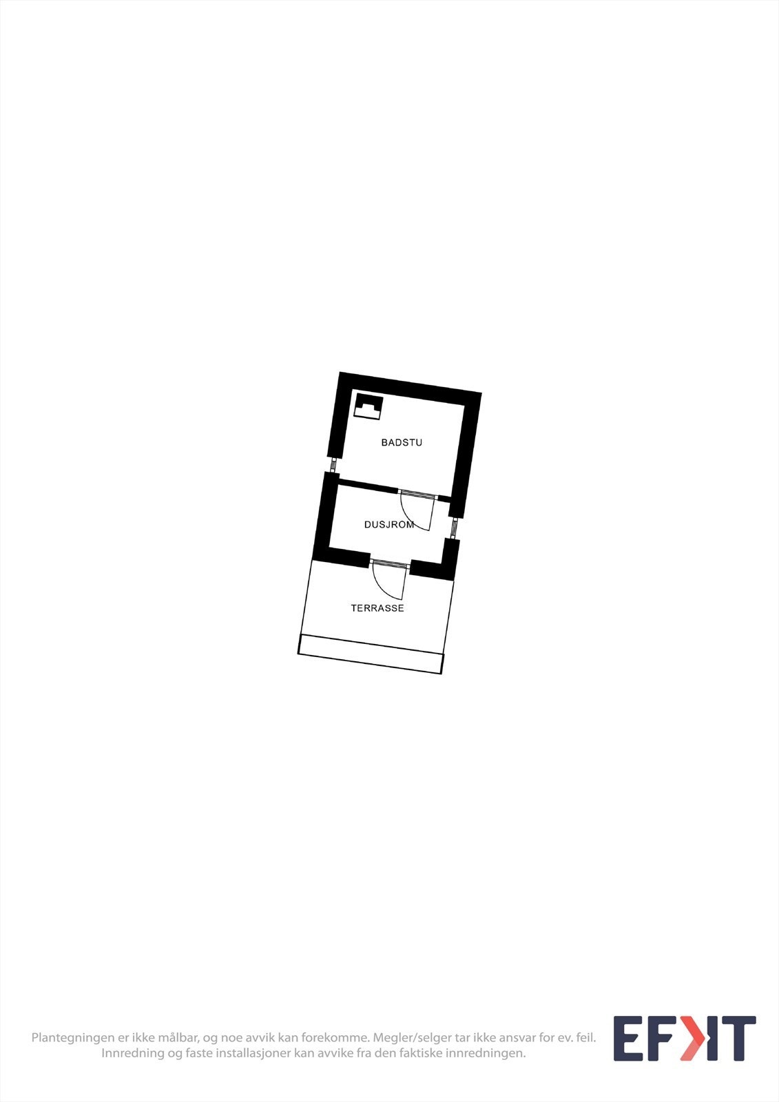 Plantegning badstue Galleribilde