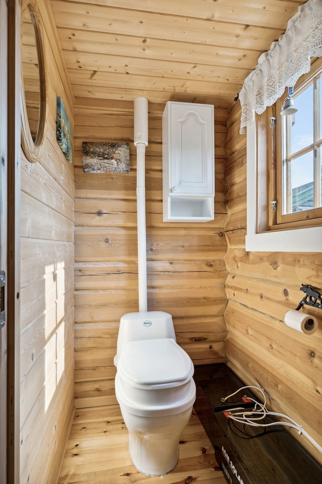 Toalettrom innredet med biotoalett. Galleribilde