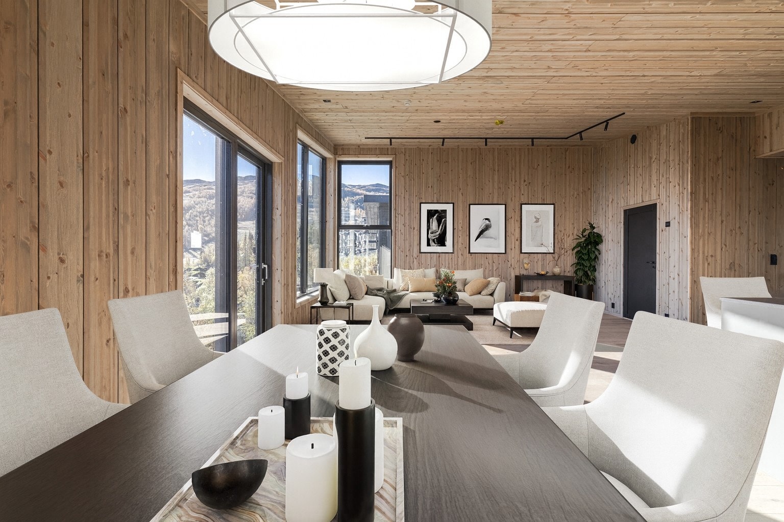 Foto fra byggetinn 1 (faktiske forhold, løsning, areal og utsikt vil avvike noe mellom ulike trinn og chaleter) Galleribilde