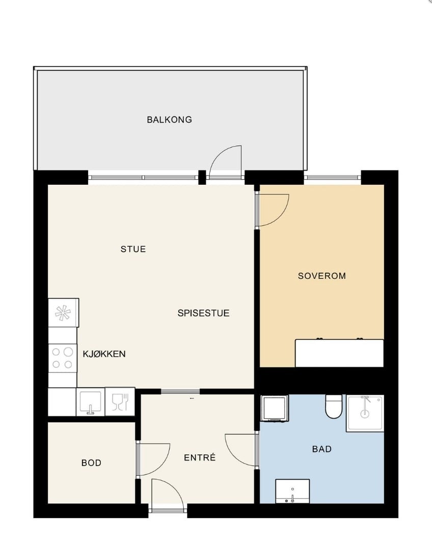 Plantegning. Galleribilde