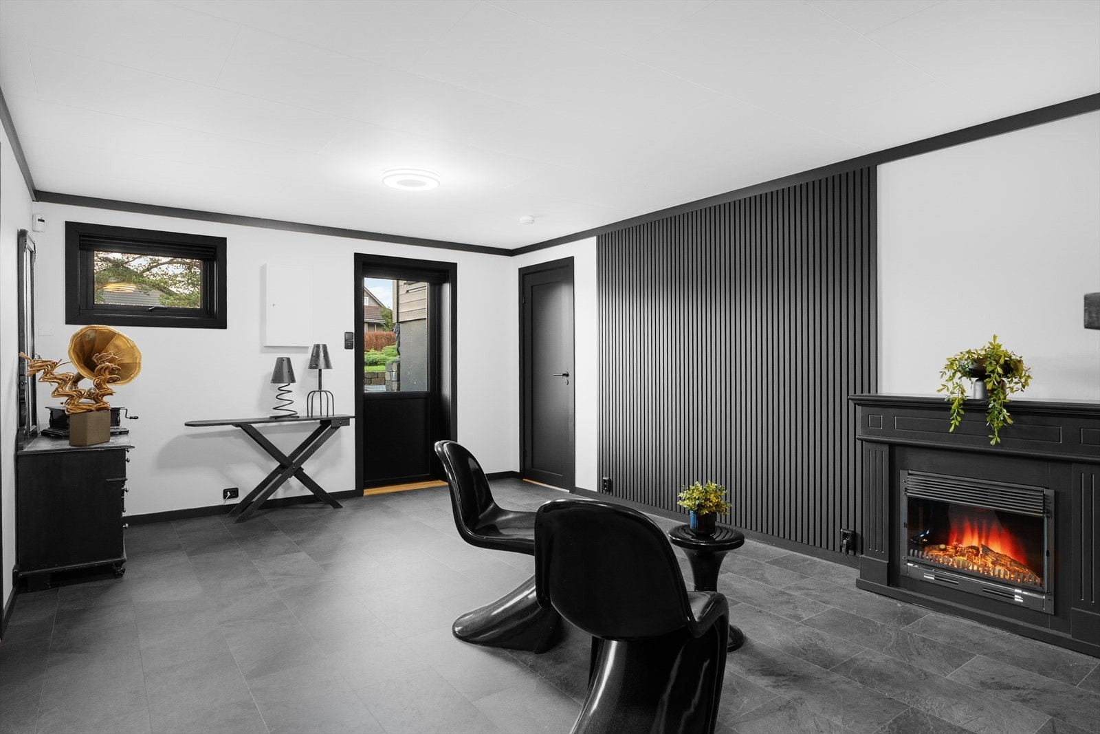 Romslig gang dekorativ spilevegg Galleribilde