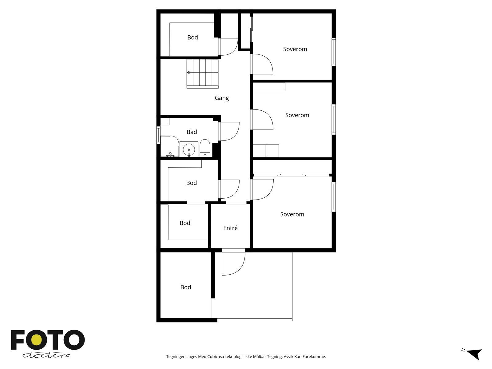 Plantegning underetasje Galleribilde