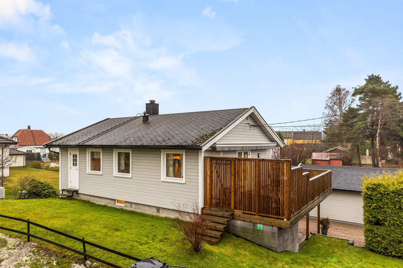 Direkte utgang fra vaskerom og veranda Galleribilde