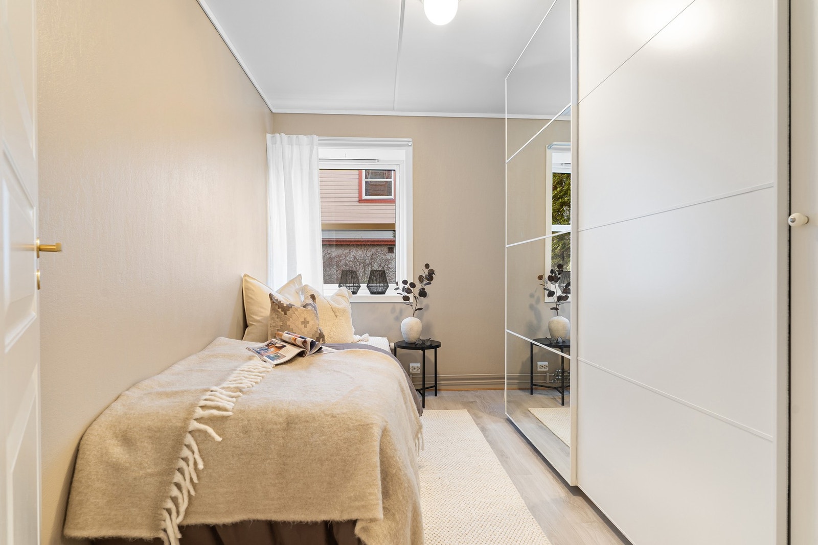 Soverommet er på 8m². Galleribilde