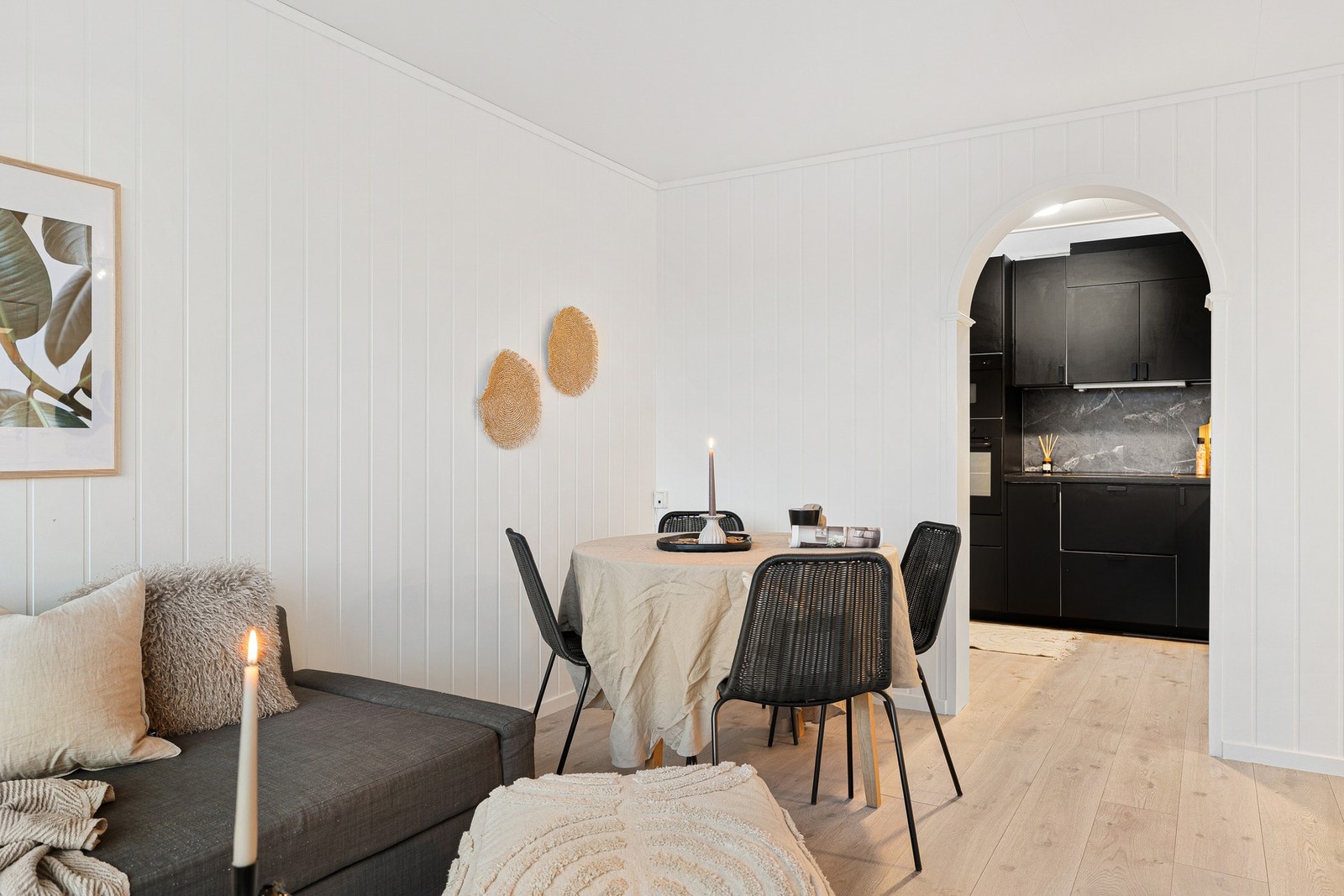 Spisebordet finner sin naturlige plass i tilknytting stue/kjøkken. Galleribilde