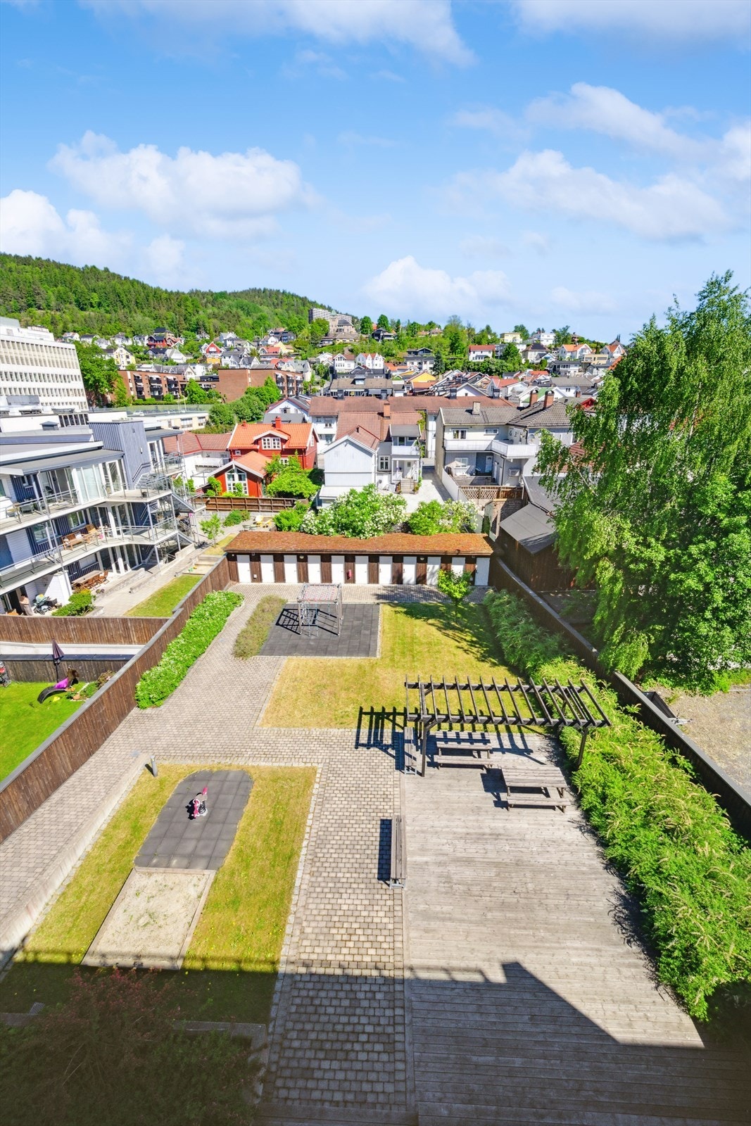 Fellesarealet er tilrettelagt for fellesskap og trivsel. Galleribilde