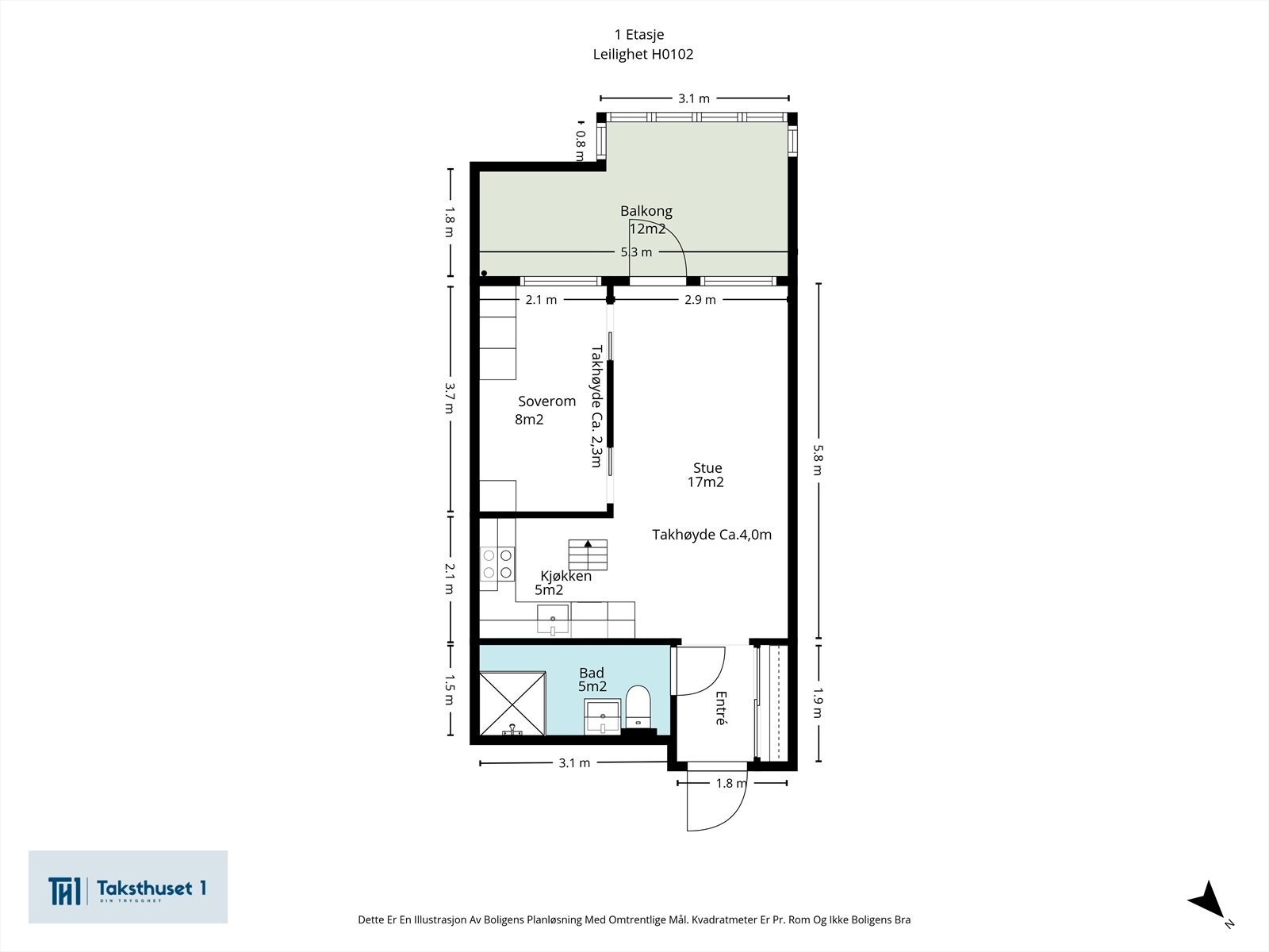 Boligen har en god planløsning med en fin rominndeling. Galleribilde