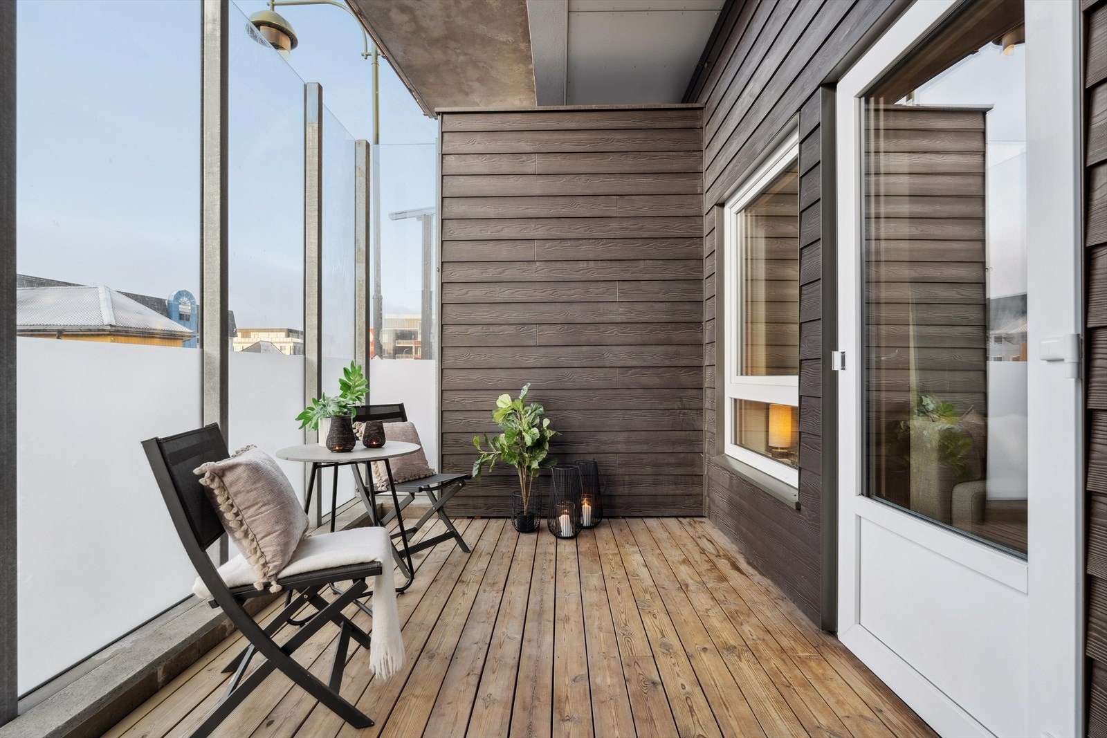 Balkongen ble målt til 11,8 m2. Galleribilde