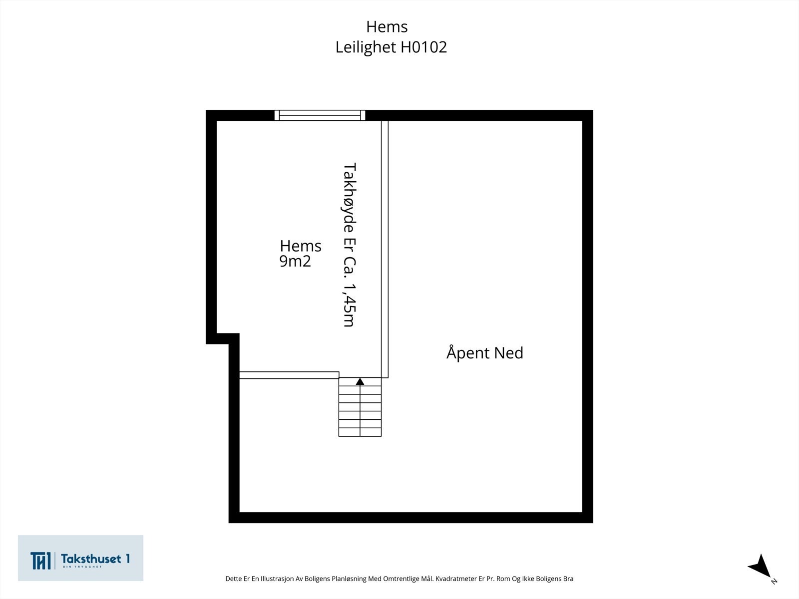 Plantegning med den praktiske hemsen. Galleribilde