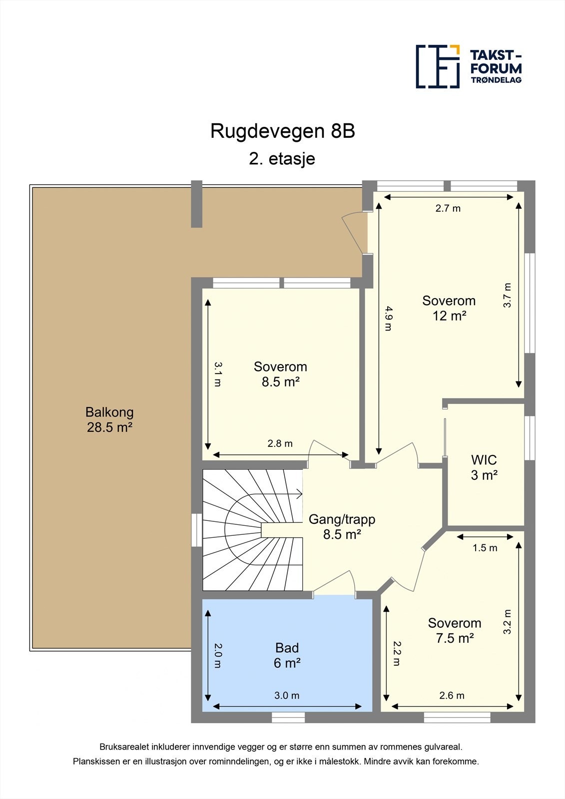 Plantegninger 2. etasje Galleribilde