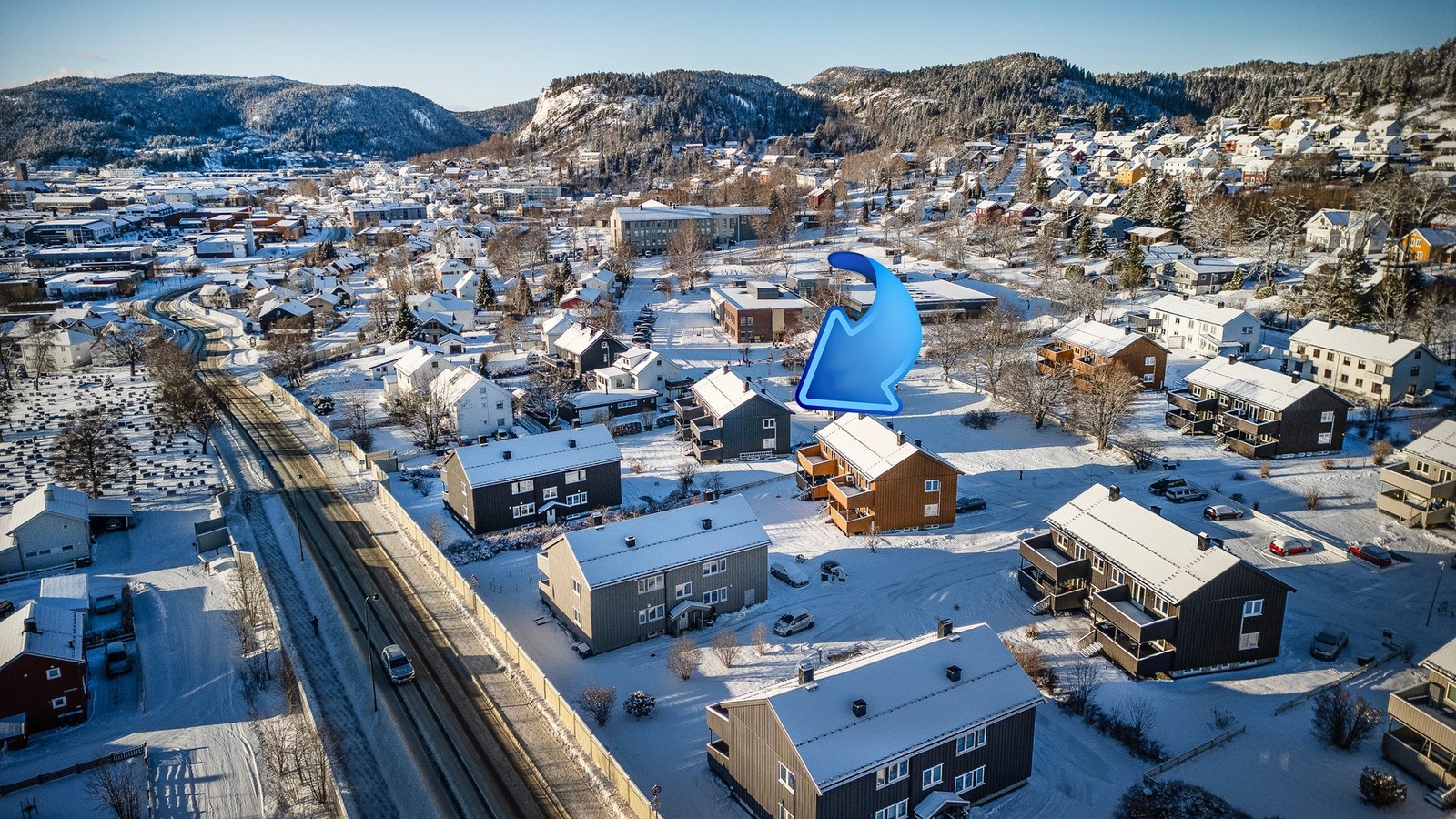 Sentral beliggenhet på Østbyen. Gangavstand til sentrum, skoler, barnehager og sykehus Galleribilde