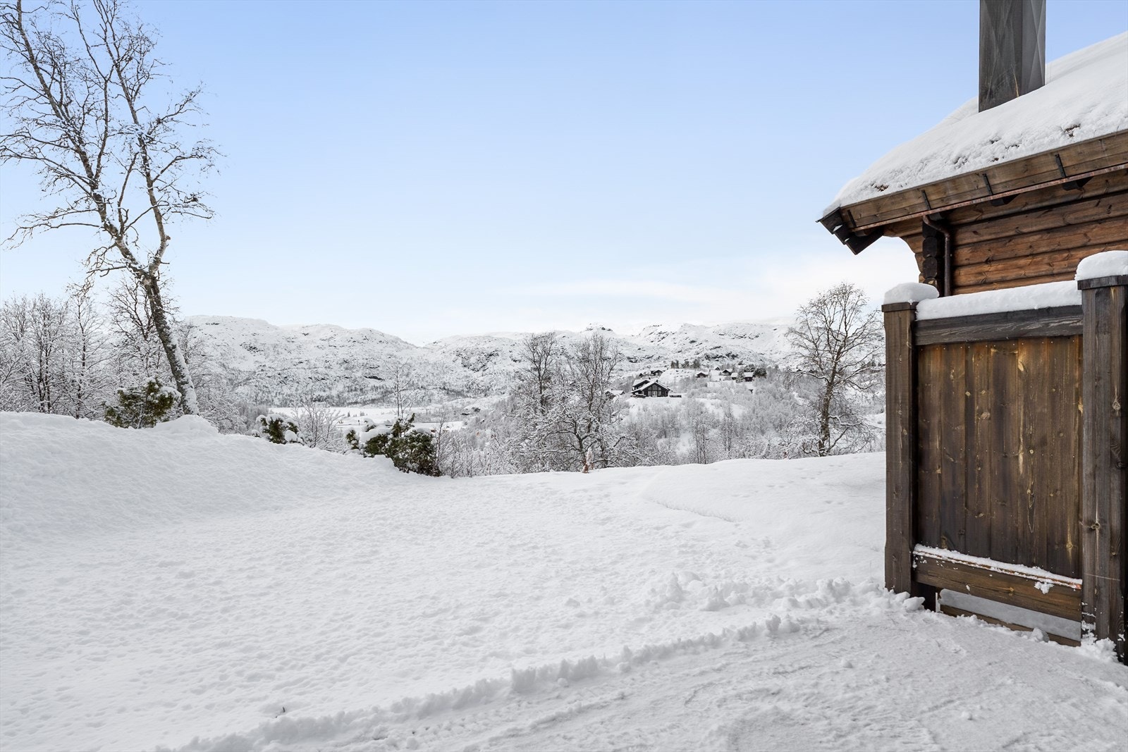 Utsikt fra hytten Galleribilde