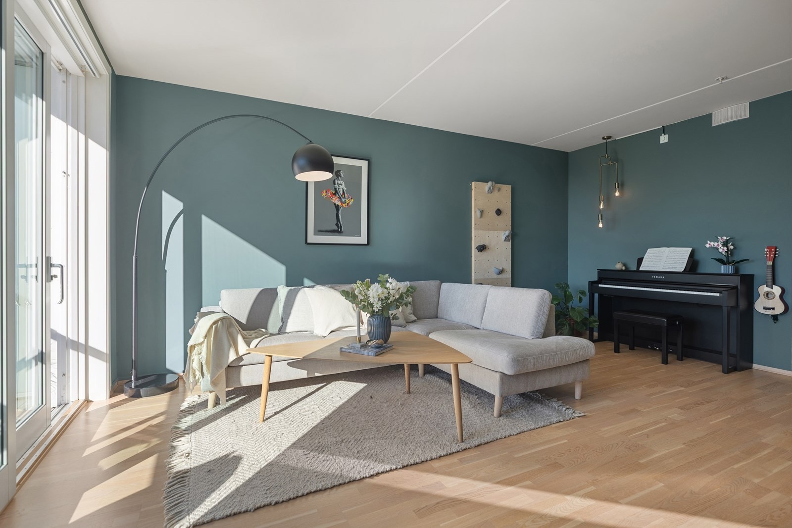 Balansert ventilasjon og vannbåren gulvvarme i leiligheten Galleribilde