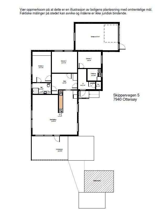 plantegning Galleribilde