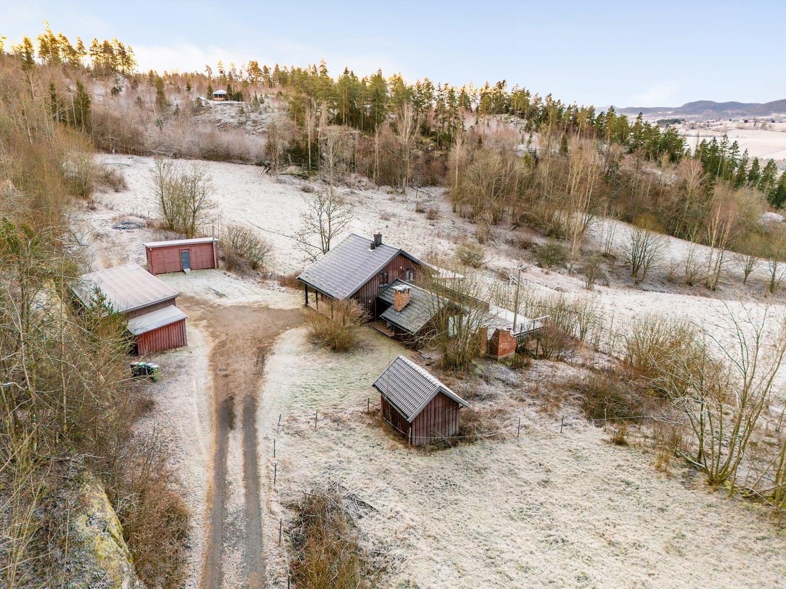 Tunet sett mot sør-øst - med Skogsrødåsen i bakkant. Galleribilde