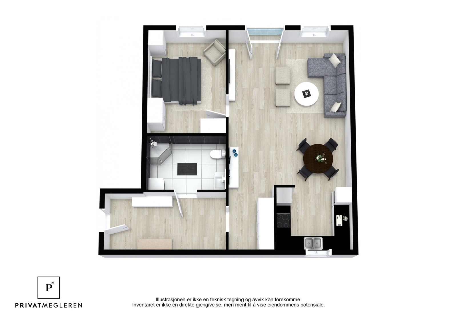 Plantegning. Galleribilde