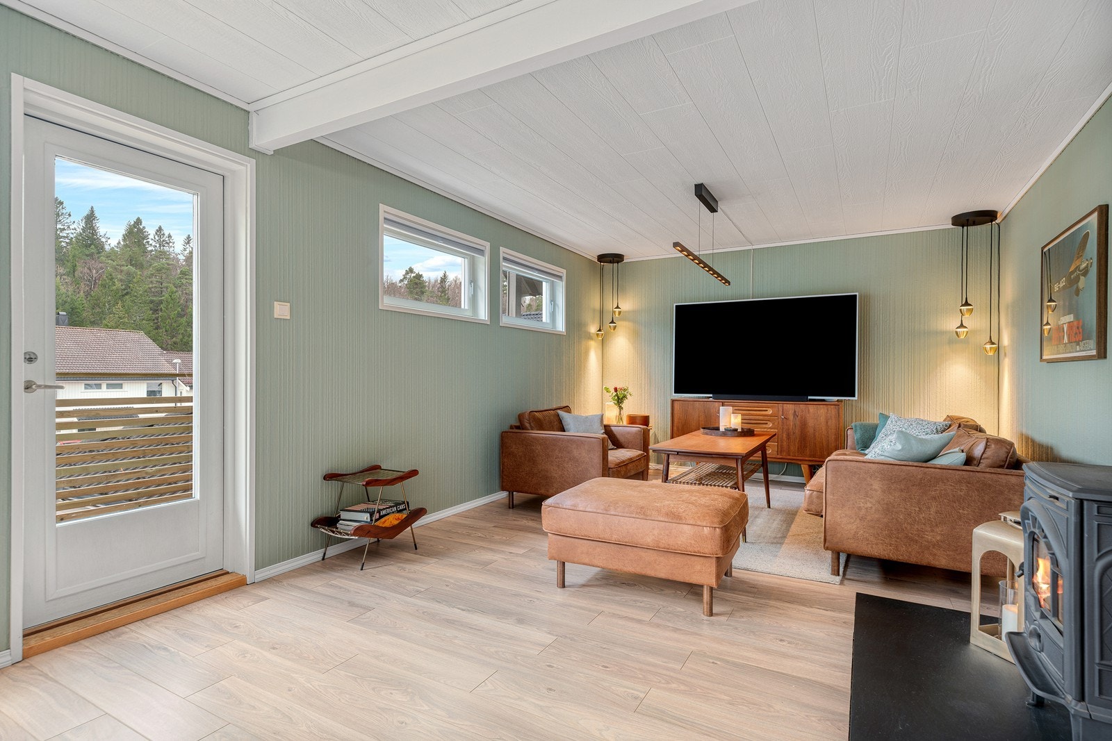 Fra stuen er det adkomst til balkong Galleribilde