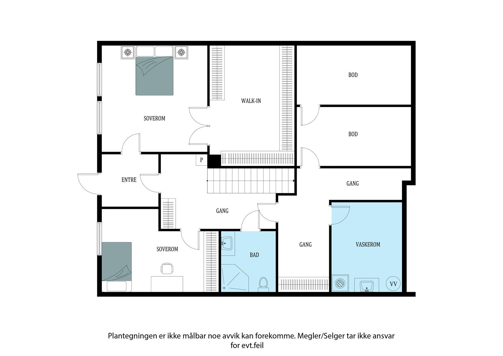 Plantegning underetasje Galleribilde