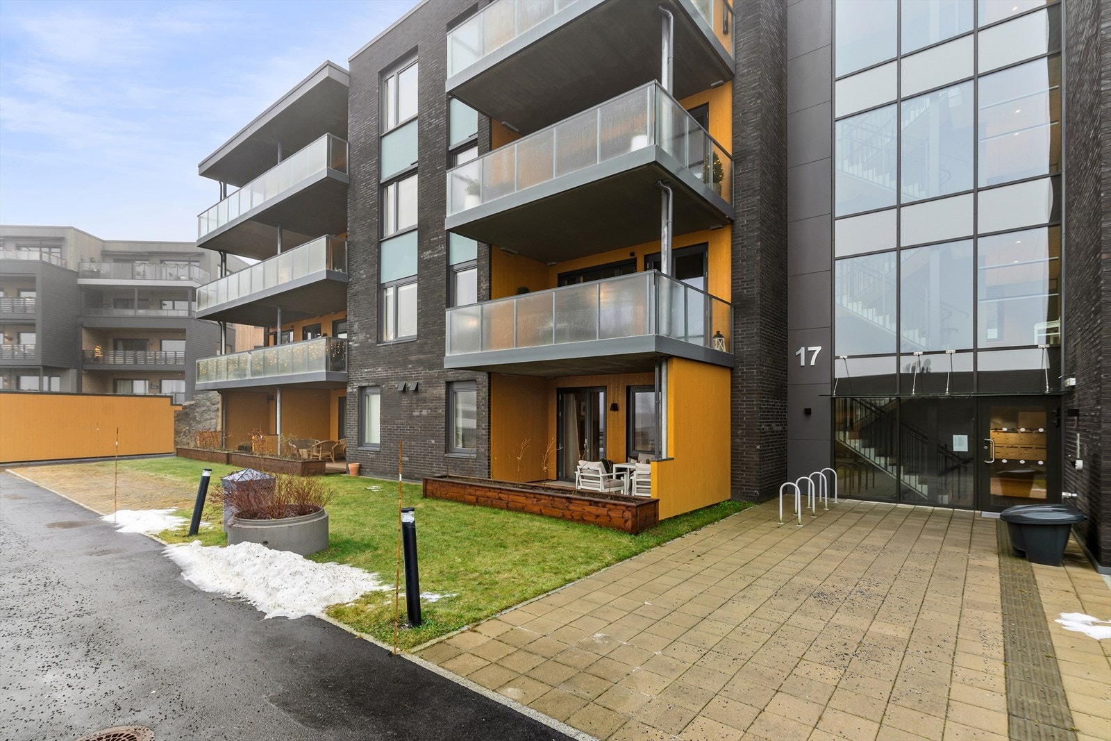 Moderne og innbydende fasade Galleribilde