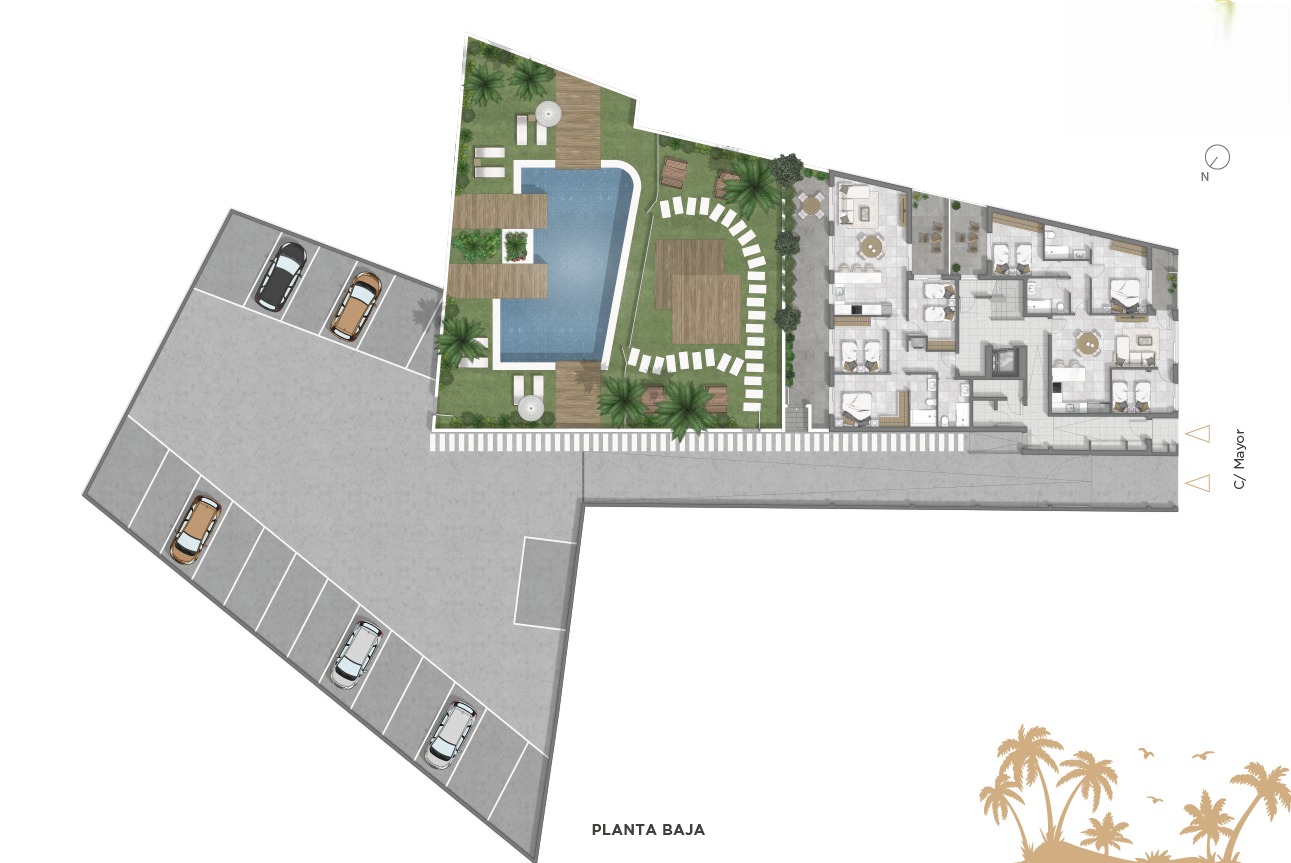 Plantegning Galleribilde