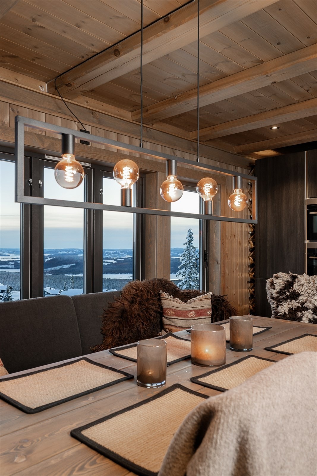 Vakkert skue fra spiseplassen. Galleribilde