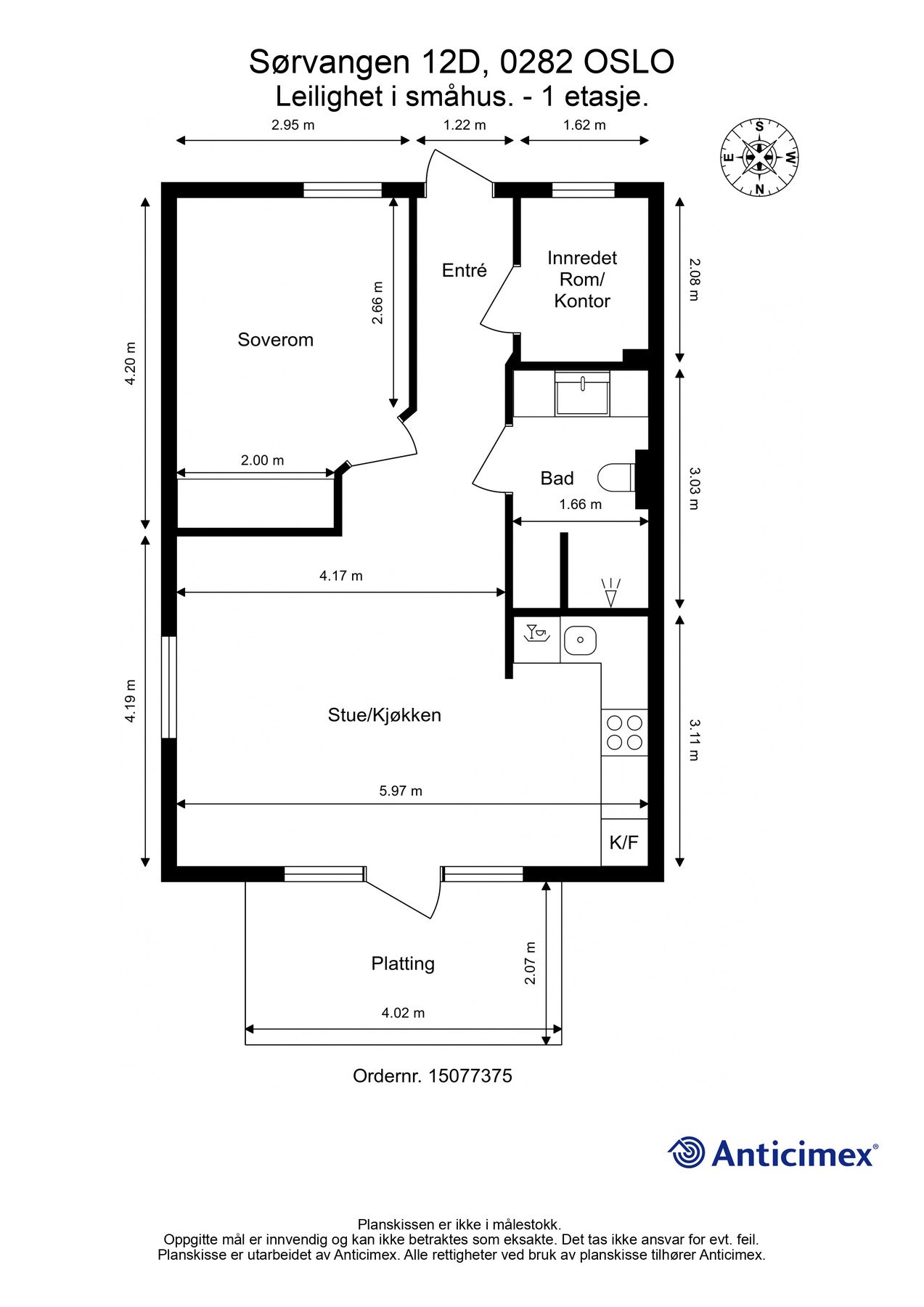 Først starter vi med et overblikk over plantegningen slik at du får orientert deg litt. Galleribilde