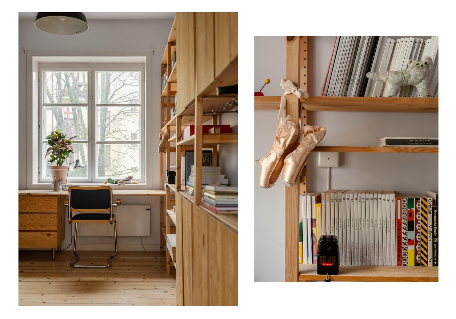 Rommet blir i dag brukt som kontor. Kontorpulten er plassbygget og følger med kjøpet. Galleribilde