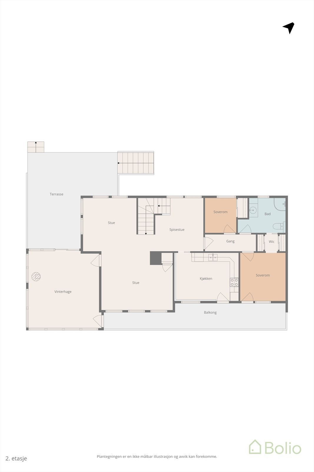 Plantegning Galleribilde